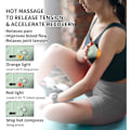 Miniatyrbild 5 av 5: Handsfree Vibrerande Massageboll, Värme Trigger Point Boll, Djupvävnadsmassage för Ryggmuskler, Lindring av Ömhet, Återhämtningsmassage (Grön)