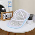 Miniatyrbilde 5 av 5: Enkel Hattvask Beskytter Baseballcaps Rengjøring Vaskepose Hattpose Vaskemaskin Meshpose Ne