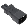 Miniatyrbild 2 av 8: 5 st IEC320 C14 till IEC320 C7 power IEC320 C14 till C7 nätsladdadapterkontakt för power UPS PDU-server