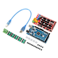 Miniatyrbillede 8 af 8: 3D-printertilbehør LCD-kontrolkort A4988-modul aluminiumblokterminal gør det selv-driver