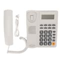 Fastnettelefon Støjreduktion Hurtigopkald Nummerpræsentation Kablet Fastnettelefon til Kontor Hvid