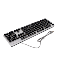Miniatyrbilde 7 av 8: Mekanisk spilltastatur RBG bakgrunnsbelyst USB 104 nøkler Kablet Retro Punk datamaskintastatur for bærbar datamaskin Svart