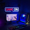 Miniatyrbild 2 av 5: Game On Neonskylt för väggdekor Spel Led Neonljus USB Akryl Dekorativa lampor för spelrum Sovrum Hemmabar Speltävling Klubb Party Födelsedag