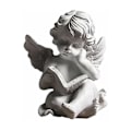 Miniatyrbillede 1 af 4: Resin Engel Figur Engel Statue Skrivebordsdekoration Ornament til Kontor Butik Hjem Hvid Stil A(9x8x10.5cm)