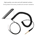 Miniatyrbillede 6 af 8: For Beyerdynamic DT 770/ 770Pro/ 990/ 990Pro Hovedtelefoner Audio Spring Wire Coil Kabel