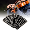 Pikkukuva 5 / 8: Viulutarra Musta Sininen Otelauta Opas Aloittelijoille Musiikki-instrumentin TarvikkeetBC01 4/4 Musta