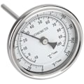 Miniatyrbilde 2 av 8: 1/2 NPT-gjenge rustfritt stål skive termometer hjemmebrygging kjele termometer 0-220℉ / -10-100℃
