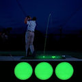 Miniatyrbillede 3 af 8: 4 stk. Fluorescerende bolde til natsportsgrene, der lyser i mørket, lyse bolde uden LED-lys indeni