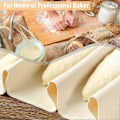 Miniatyrbillede 4 af 5: 2 STK 45x75cm Professionel Brød Hæveklæde, Linned Couche Brød Hæveklæde til Baguette Brøddej Forberedelse og Bagning_SZXM