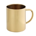 Miniatyrbild 1 av 8: 304 Rostfritt stål Dubbelskikts Anti-skållning 400 ml Kaffe Ölmugg Kopp (Guld)