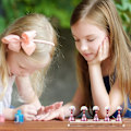 Miniatyrbild 5 av 5: Akryl nageldisplayställ - Magnetiskt nagelövningsställ för falska naglar manikyrverktyg (rosa)
