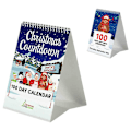 Miniatyrbillede 1 af 8: Julekalender med nedtælling 100 dage 2022 Julekalender med nedtælling Adventkalender Bordkalender Ornament