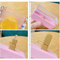 Miniatyrbilde 3 av 5: 300ML Popsicle-formet Drikkeflaske i Plast for Barn med Sugerør (Blå) Blå