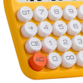 Miniatyrbillede 8 af 8: 12-cifret lommeregner Stort LCD-display Stor knap Standard mekanisk switch-regnemaskine til kontorskolehjem Citrongul