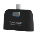 Miniatyrbild 4 av 8: Aluminiumlegering Typ C TF Minneskortläsare till USB OTG Hub Adapter för Macbook Phone Tablet