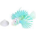 Miniatyrbilde 3 av 3: Kunstig Løvefisk, Selvlysende Falsk Fisk, Akvarium Fisketank Ornament, Glødende Simulering Dyre Dekor (Blå)_SZXM