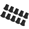 Miniatyrbillede 5 af 8: 10 stk Gummi Walking Stick Tip Honeycomb Type Robust Skridsikker Cane Stick Feet 0.7in