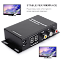Miniatyrbillede 8 af 8: Digital Set Top TV Box RF AV Extender Repeater Adapter TV Modulator (US 110-240V)