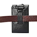 Miniatyrbild 3 av 5: Mobiltelefon Midjeväska Herr, Läder Mobiltelefon Bältesklämma Fodral, Vertikal PU Läder Telefon Midjeholster Universell Smartphone Bältesögla Fodral Kort H