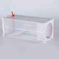 Miniatyrbilde 7 av 8: Musefelle Hvit Transparent Kompakt Sammenleggbar Sensitiv Pedal PP Material Rottefanger Bur for Hjem