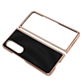 Miniatyrbilde 7 av 8: Telefonveske Nano galvanisering Ripesikker Galaxy Texture Folding Telefonbeskyttelsesdeksel for Samsung Galaxy Z Fold 4 Black