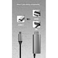 Pikkukuva 5 / 5: Cable Matters Type C - HDMI-yhteensopiva adapterikaapeli, tukee 3
