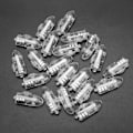 Miniatyrbillede 7 af 8: 100 stk. LED-ballonlys i dejlige former, papirlanternelampe, til hjem, fest, bryllup, lysindretning, hvid