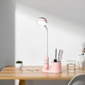 Miniatyrbillede 2 af 5: 2025 Egnet Børne Skrivebordslampe, Studielampe Med Penneholder, Automatisk Farveskiftende Sengelampe, Dæmpbar Genopladelig Led Læselampe Til Børn