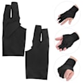 Pikkukuva 2 / 6: 4kpl Unisex Snooker Billiard Cue Glove Pool Vasen Oikea Käsi Avaa Kolme Sormi Käsineet