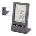 Miniatyrbild 4 av 8: LCD-skärm Digital hygrometer inomhus termometer fuktighetsmätare temperatur fuktighet monitor larmfunktion väderdisplay svart