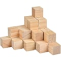 Pikkukuva 1 / 5: Uudet, sopivat Mini Puiset Kuutiot 30 kpl Sileät Puiset Kuutiot 30 X 30 Mm Luonnolliset Neliökuutiot Raakapuu Neliöpalikat