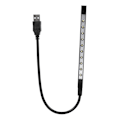 Miniatyrbild 1 av 6: 5V Flexibel Mini USB LED Läsljus Lampa Ficklampa För Bärbar PC Dator Tangentbord Svart