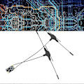 Miniatyrbillede 4 af 5: 900Mhz 2.4Ghz RX Modtager ELRS RX Gemini Modtager 80x1/120x1MM