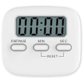 Miniatyrbillede 1 af 5: Digital Køkken Timer II - Store Tal, Høj Alarm, Magnetisk Bagside, Stativ - Hvid