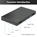 Miniatyrbillede 4 af 5: HDD Kabinet Dobbelt Bay HDD Kabinet Dockingstation HDD Tilbehør