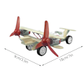Miniatyrbilde 5 av 6: DIY Kids Assembling Electric Toy Handwork Taxiing Airplane Model Wear Resisting Funny Blocks Toy