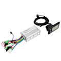 Miniatyrbillede 2 af 8: Elektrisk cykelcontroller sæt elektrisk cykelmotor børsteløs controller LCD display panel kit 24‑48V 250W 350W