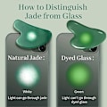 Miniatyrbild 4 av 4: Gua Sha Ansiktsverktyg, Naturlig Jade Sten Guasha Skrapa för SPA Akupunktur Terapi Triggerpunktsbehandling, Gua Sha Skrapmassageverktyg (Grön)