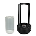 Miniatyrbillede 8 af 8: Led-bordlampe uden ledning, 3 farver, trinløs dæmpning, genopladelig touch-lampe, natbordslampe til soveværelse, sort