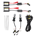 Miniatyrbillede 1 af 8: Xenon forlygter 5500LM H4 Xenon pære 55W HID Xenon pære sæt til alle DC12V biler 8000K blå
