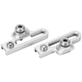 Miniatyrbild 7 av 8: 2st Bike C Clamp Bromsbelägg Aluminiumlegering Förlängning C Bromsok Adapter Bromsar för landsvägscyklar Silver