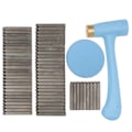 Miniatyrbillede 8 af 8: Metal stemplingssæt Holdbar Stabil Robust Praktisk Bred anvendelse Polering Metal Stempler Sæt