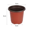 Miniatyrbilde 3 av 8: 100 STK Plante Blomsterpotter Plast Blomsterpotter Uteliv Hage Barnehage Frøplanter Pottebeholder