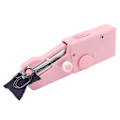 Miniatyrbild 5 av 8: Handhållen symaskin för smidig sömnad, bärbar elektrisk symaskin för hem och resor, rosa