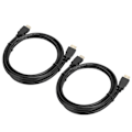 Miniatyrbillede 7 af 8: 2 stk. HDMI AM til AM-kabel 1.4 Simple Version Kobberleder Jern Skal 1080P Konverter 3 meter