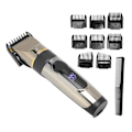 Miniatyrbild 5 av 8: USB-hårklippare LCD Vattentät 2200mAh Litiumbatteri Hårtrimmer med 8 st Guide Comb