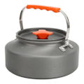 Miniatyrbillede 2 af 8: 1,5L udendørs campingkedel til hurtig kogning af vand i aluminiumlegering, bærbar camp tekande