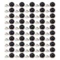 Pikkukuva 2 / 8: 50 kpl 8 mm turkoosi niitti nastat pyöreät piikit rannekoru laukku koristeet DIY käsityö tarvike 18#