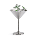 Miniatyrbilde 5 av 5: Martiniglass i rustfritt stål, metallmartiniglass, utendørs martiniglass med stett for ferie bryllup, 1 stk kobberbelagt