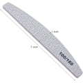 Miniatyrbillede 2 af 5: 25 stk. 100/180 Grit Neglefil og Buffer Professionel Dobbeltsidet Smergellærred Neglekunstværktøj til Akrylnegle